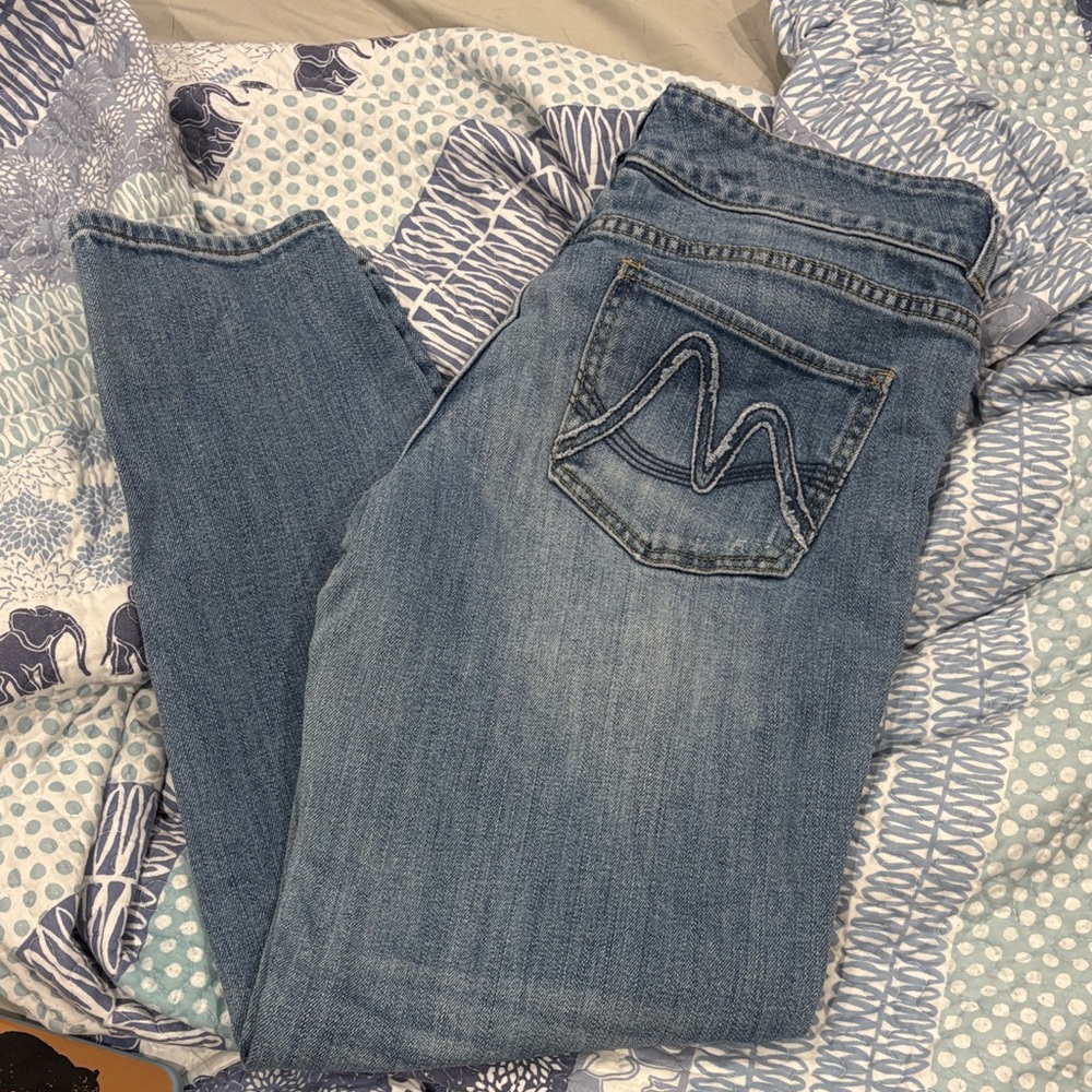 New York & Company Light Wash Slim Slouch Jeans